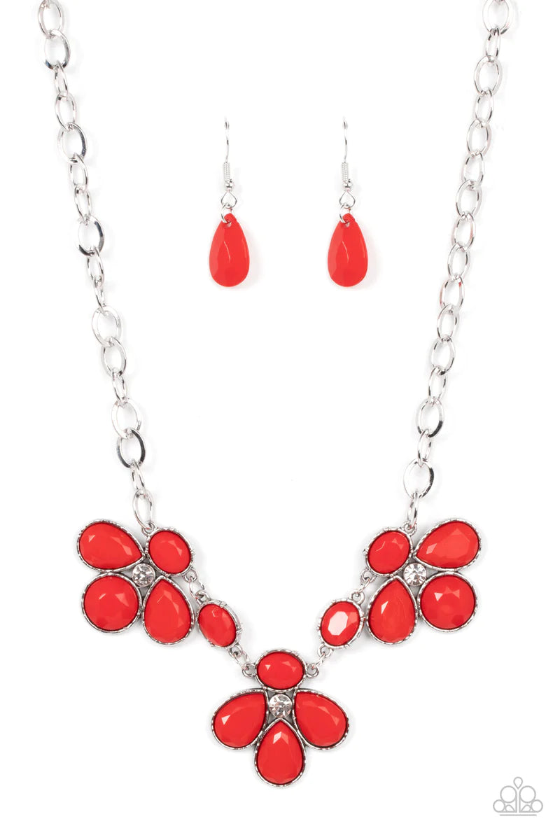 Selfie-Worth - Red necklace B104
