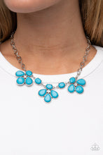 Load image into Gallery viewer, SELFIE-Worth - Blue necklace  B099
