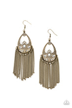 Load image into Gallery viewer, Castle Cottage - Brass earring D002

