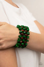 Load image into Gallery viewer, Galapagos Go-Getter - Green bracelet A005
