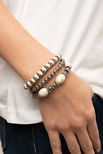 Load image into Gallery viewer, Take by SANDSTORM - White bracelet A027
