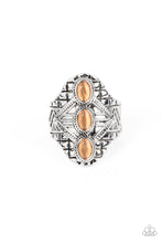 Load image into Gallery viewer, Eye-Catching Cats Eye - Orange ring B089
