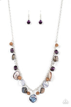 Load image into Gallery viewer, Caribbean Charisma - Purple necklace B122
