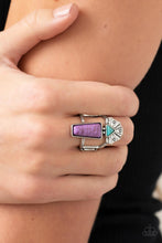 Load image into Gallery viewer, Stellar Stones - Purple ring F033
