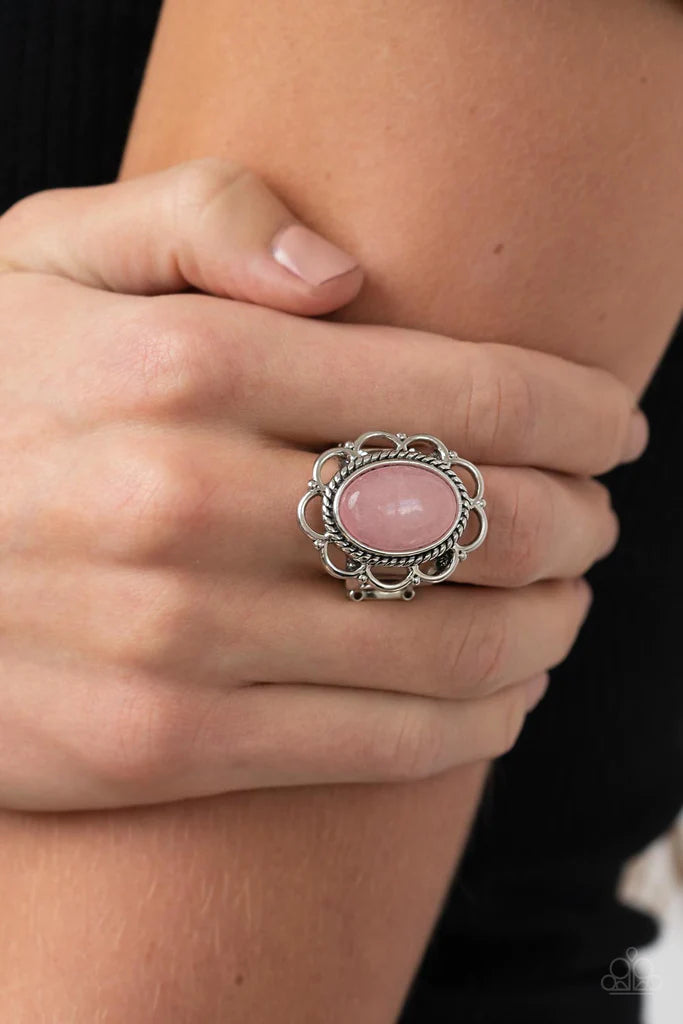 Gemstone Eden - Pink ring B119