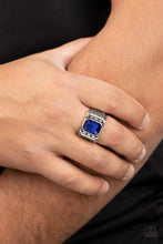 Load image into Gallery viewer, Metro Magnate - Blue men&#39;s ring 1762
