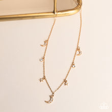Load image into Gallery viewer, Lunar Lagoon - Gold necklace B128
