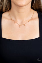 Load image into Gallery viewer, Lunar Lagoon - Gold necklace B128
