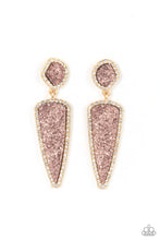 Load image into Gallery viewer, Druzy Desire - Gold post earring C001
