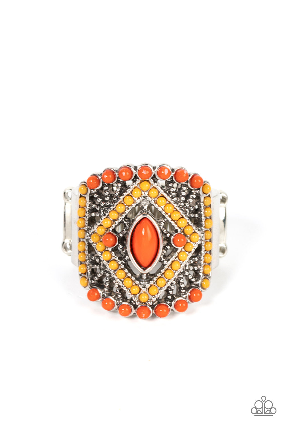 Amplified Aztec - Orange ring B115
