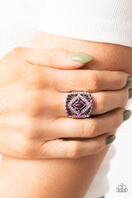 Load image into Gallery viewer, Amplified Aztec - Purple ring B120
