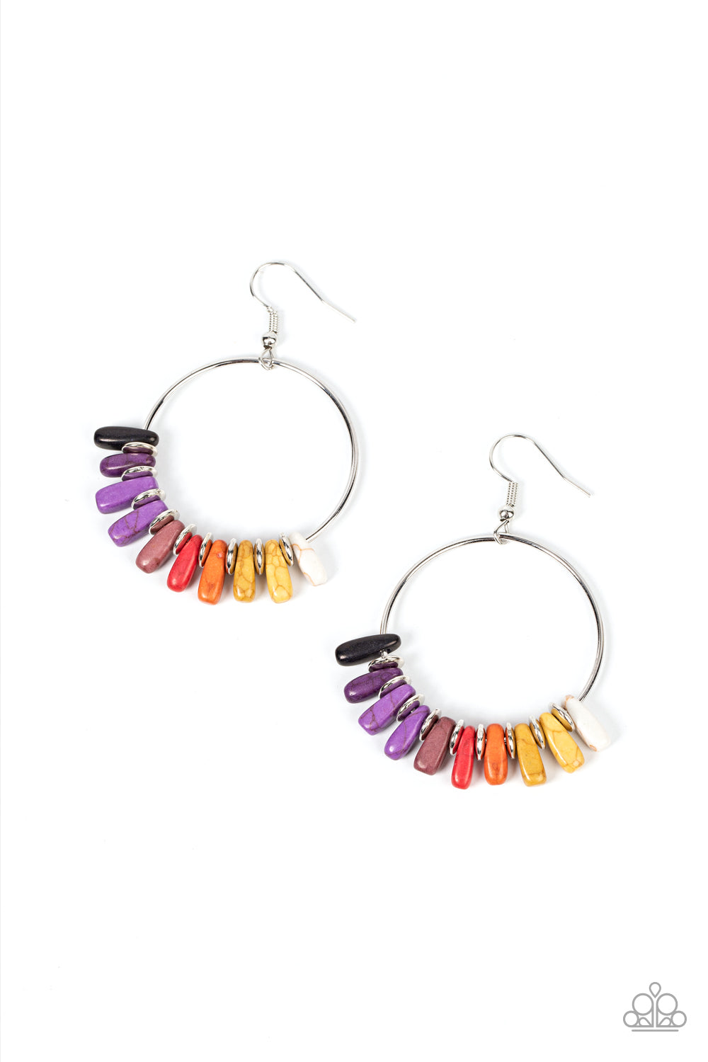 Earthy Ensemble - Multi hoop earring 900