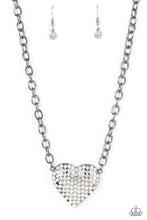 Load image into Gallery viewer, Heartbreakingly Blingy - Black necklace A014
