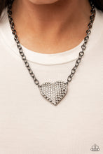 Load image into Gallery viewer, Heartbreakingly Blingy - Black necklace A014

