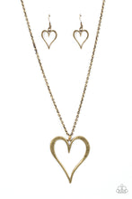 Load image into Gallery viewer, Hopelessly In Love - Brass necklace B095
