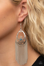 Load image into Gallery viewer, Castle Cottage - Blue earring B124
