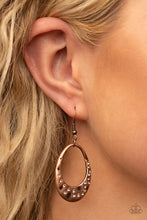 Load image into Gallery viewer, Classic Keepsake - Copper earring D024
