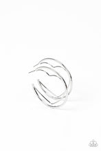 Load image into Gallery viewer, Love Goes Around - Silver hoop earring

