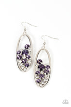 Load image into Gallery viewer, Prismatic Poker Face - Purple Earring D078
