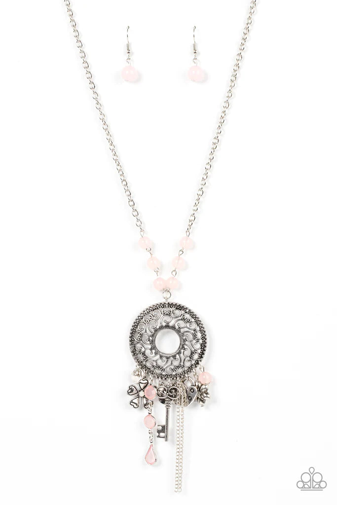 Making Memories - pink necklace B105