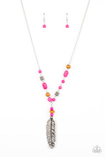 Load image into Gallery viewer, Watch Me Fly - Pink necklace C024
