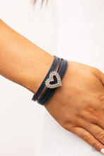 Load image into Gallery viewer, Wildly in Love - Blue magnetic bracelet D060
