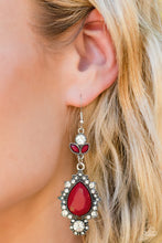 Load image into Gallery viewer, SELFIE-Esteem - Red earring B126
