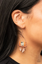 Load image into Gallery viewer, Riverbed Bounty - Copper earring 1838
