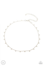 Load image into Gallery viewer, Cupid&#39;s Cutest Valentine - Silver choker necklace A060
