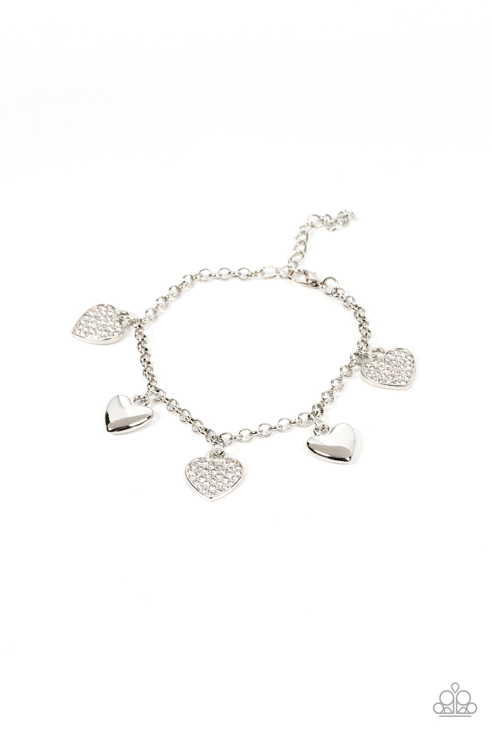 Lusty Lockets - White bracelet A060
