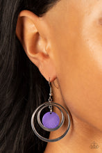 Load image into Gallery viewer, Mai Tai Tango - Purple earring 1875
