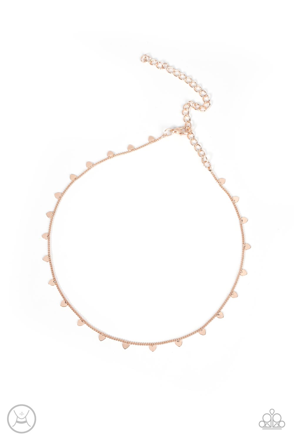 Cupid's Cutest Valentine - Rose Gold choker necklace A065