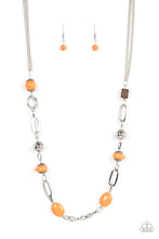 Load image into Gallery viewer, Barefoot Bohemian - Orange necklace B128
