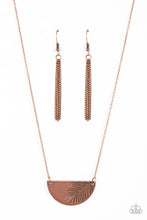 Load image into Gallery viewer, Cool, PALM, and Collected - Copper necklace  A022

