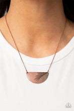 Load image into Gallery viewer, Cool, PALM, and Collected - Copper necklace  A022
