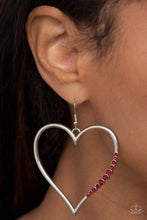 Load image into Gallery viewer, Bewitched Kiss - Red earring D016
