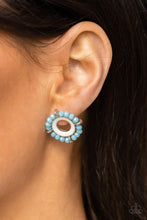 Load image into Gallery viewer, Nautical Notion - Blue post earring B010

