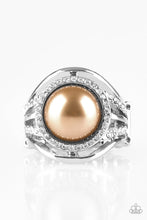 Load image into Gallery viewer, Pampered In Pearls - Brown ring F036
