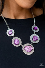 Load image into Gallery viewer, Raw Charisma - Purple necklace B126
