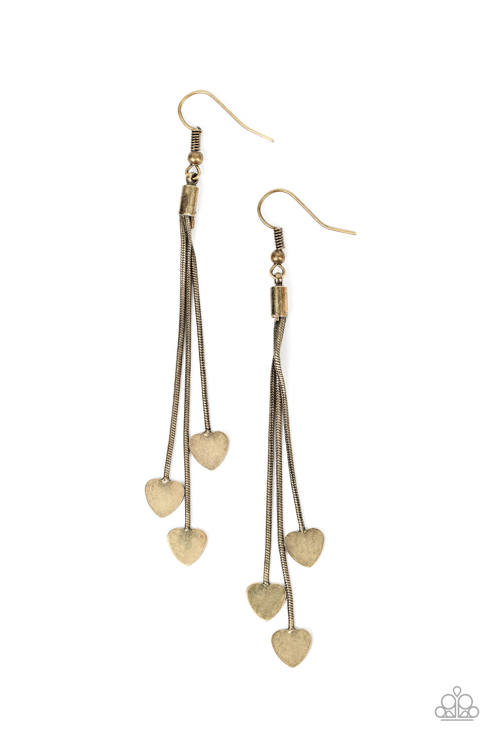 Higher Love - Brass earring B128