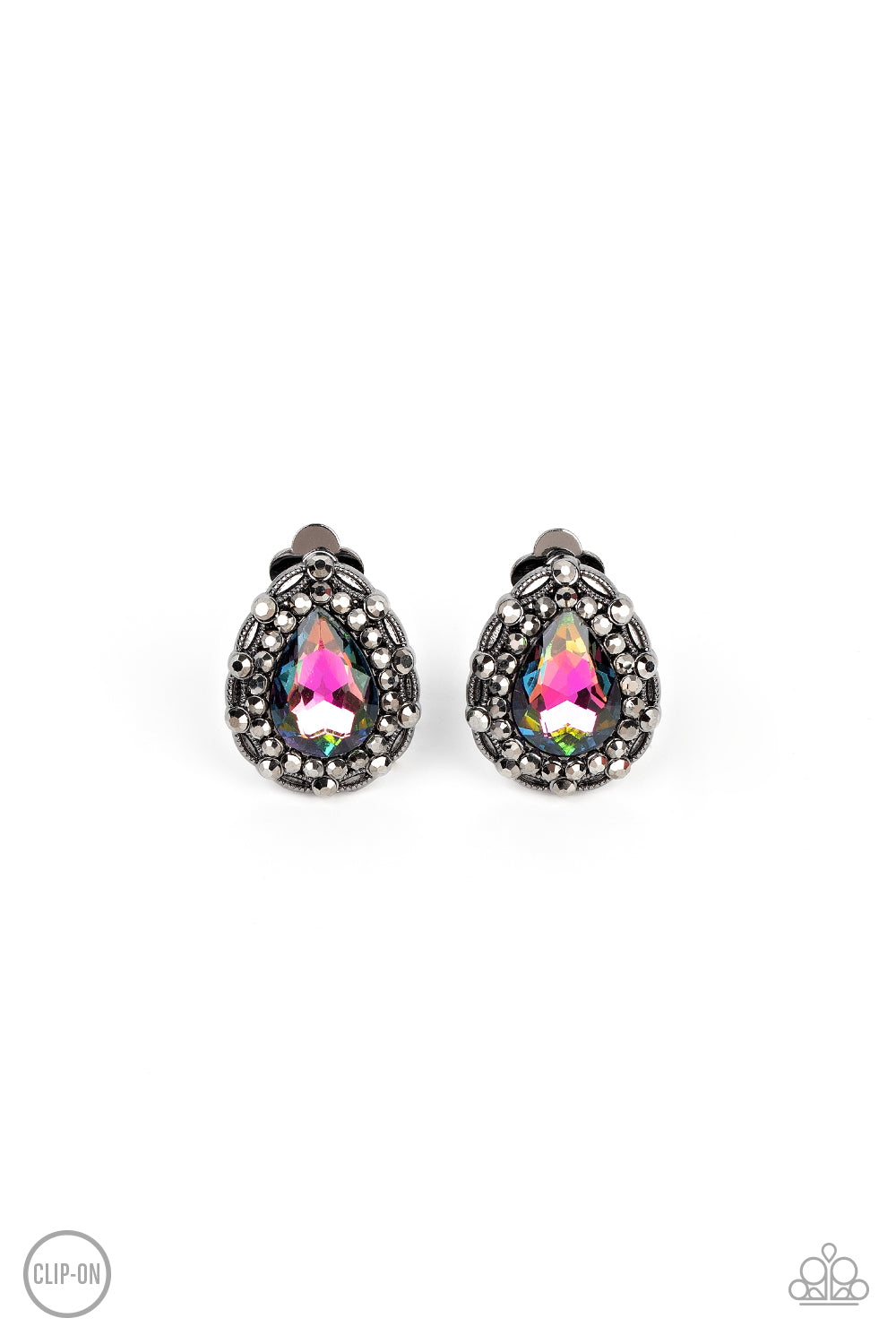 Haute Happy Hour - Multi clip-on earring D002