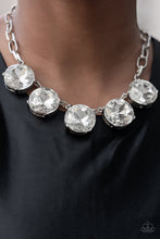 Load image into Gallery viewer, Limelight Luxury - White necklace EMP Exclusive D077
