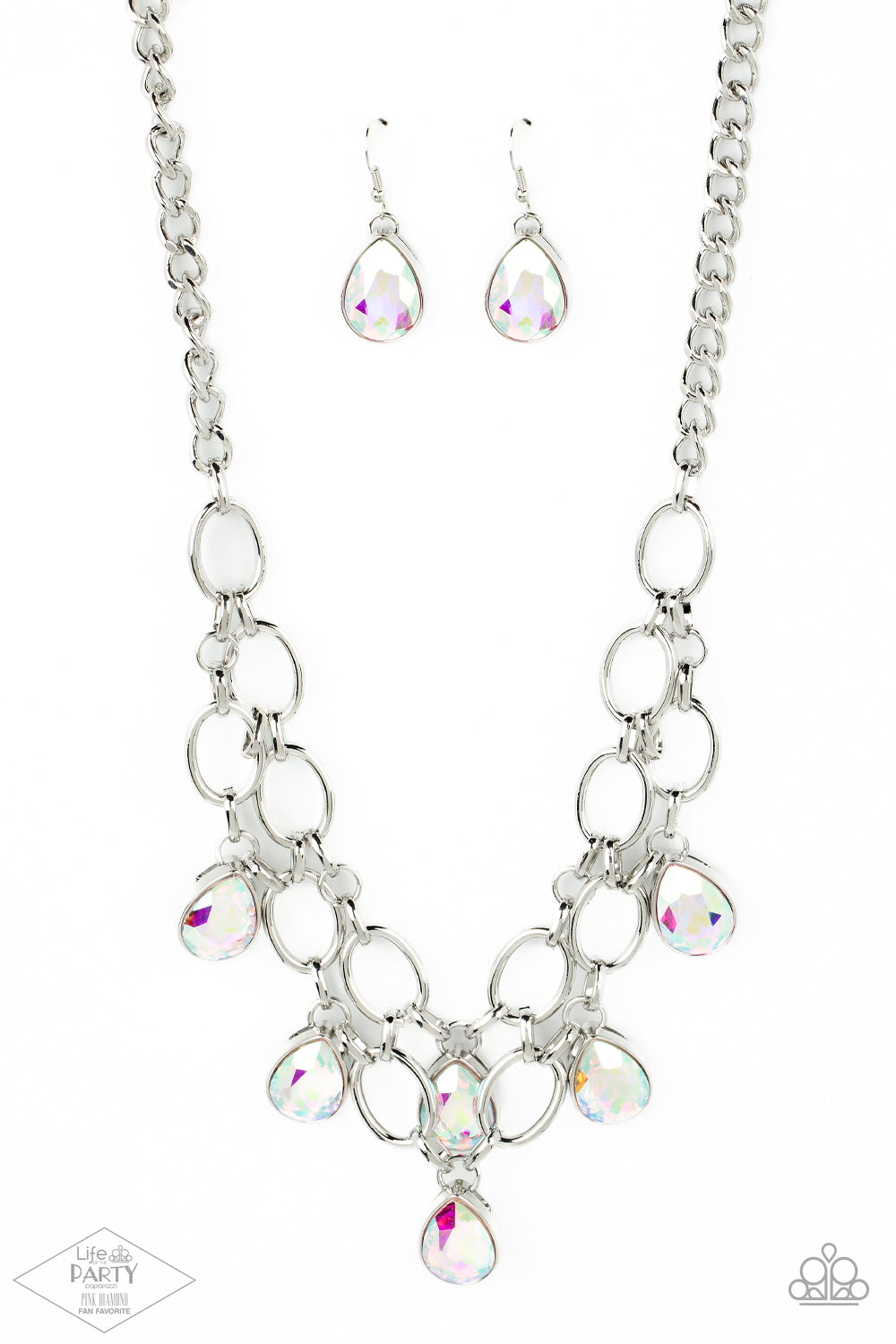 Show-Stopping Shimmer - Multi necklace D044