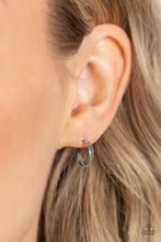 Load image into Gallery viewer, SMALLEST of Them All - Silver mini hoop earring C024F
