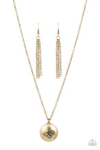 Load image into Gallery viewer, Monarch Meadow - Brass necklace B120
