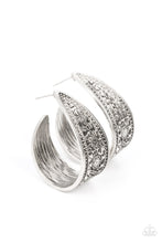 Load image into Gallery viewer, Marketplace Mixer - Silver hoop earring  C022L
