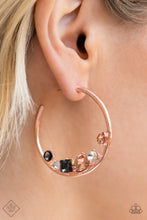 Load image into Gallery viewer, Attractive Allure - Rose Gold hoop earring A075D
