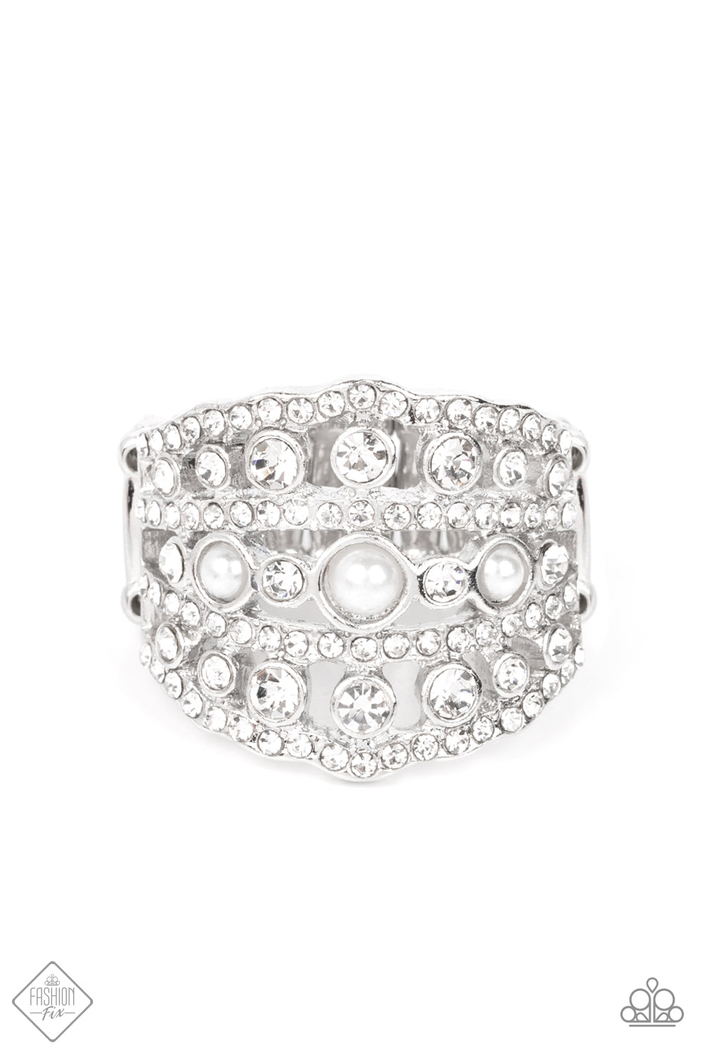 Sailboat Bling - White ring C024A