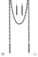 Load image into Gallery viewer, SCARFed for Attention - Gunmetal NECKLACE A032
