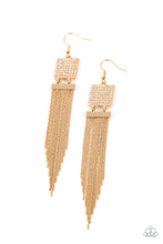 Load image into Gallery viewer, Dramatically Deco - Gold LOP earring 1752
